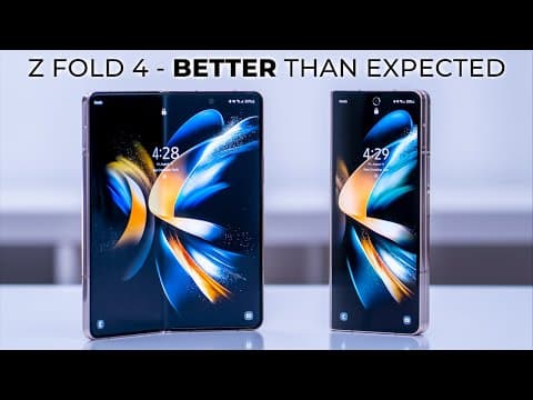NEW Samsung Galaxy Z Fold 4 - First Impression (Beige Color) in 4K Detail