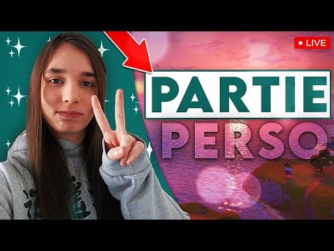 FORTNITE PARTIE PERSO - FIGHT - DEFILER de MODE - CACHE CACHE - Objectif 21k ABONNES ! - Gameuse