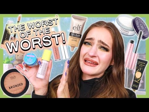 The Beauty Gurus LIED! These Products Should Come With A WARNING Label!! (the worst makeup ever!)