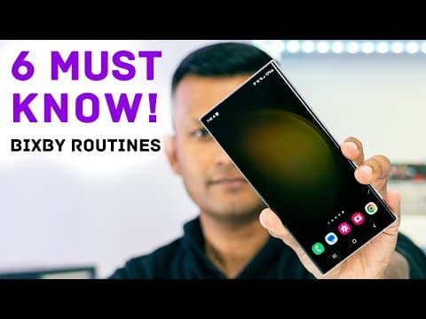 6 MUST Know Bixby Routines For Samsung ULTRA Phones! (& Any Samsung Phones)