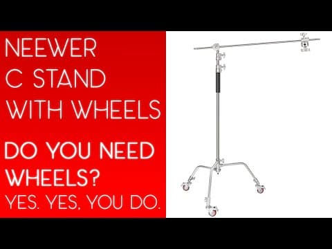 Never Used A C Stand With Wheels❓ This Neewer C Stand Is A Joy To Use & Easy To Assemble