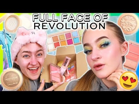 Full Face Testing Makeup Revolution!! (these are BETTER than high end?!) First Impression