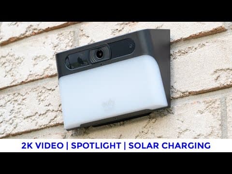eufy S120 Solar Wall Light Camera - Simple Install & Operation!