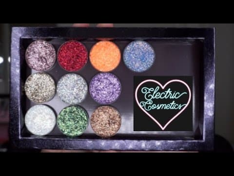Electric Cosmetics | Glitter Finger Swatch + Review