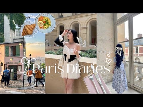PARIS diaries 🥐 louvre, dior museum, lots of shopping, pretty sights, itinerary & what to eat 🥖🇫🇷
