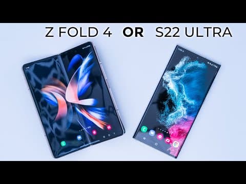 NEW Samsung Galaxy Z Fold 4 Review vs S22 Ultra. Hmm...