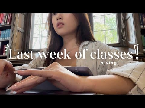 last week of classes 🎧🖇 21st bday, presentations, celebrating 🎂