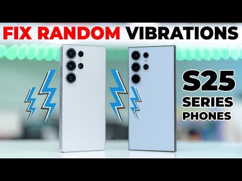 How To Fix Random Vibrations On Samsung Phones - S25 Ultra & S25 Plus
