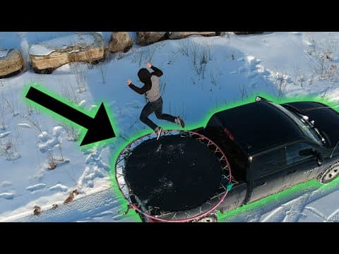 INSANE TRUCK TRAMPOLINE