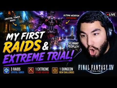 I Survived My First FFXIV Raids & Extreme Trial…