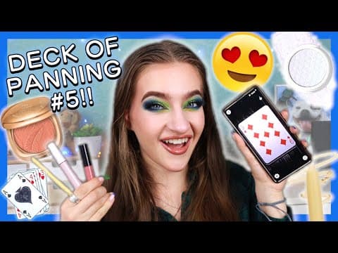 DECK OF PANNING PROJECT PAN #5!! (another exciting roll in!!) #deckofpanning #makeup #projectpan