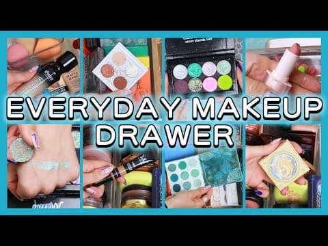 Everyday Makeup Drawer For October! Shop My Stash and Makeup Collection!