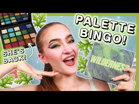 Palette Bingo With The Beauty Bay Wilderness Eyeshadow Palette! (she's back!!)