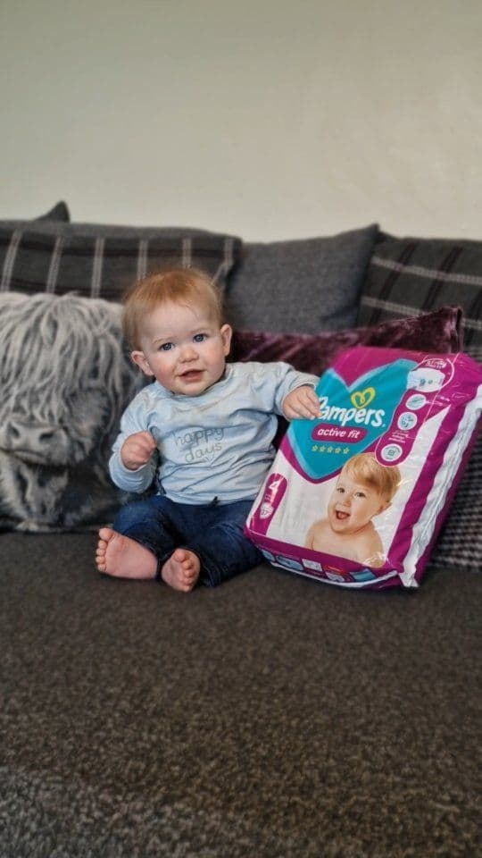 As | Ad-gifted
Even though Joel might not do much crawling yet, he's always on the move with wriggling, standing, and