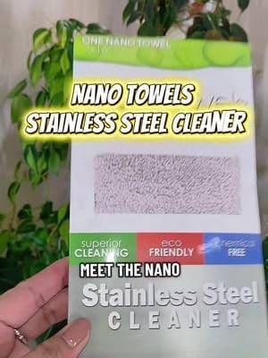 If you’re still using chemical sprays to clean your stainless-steel appliances… this towel will change your life. Just water. No streaks. No scratches. No harsh smells. Safe for kids, pets, and your home. ✨ Tap the cart to try it... you’ll never go back! 🫧🖤 #nanotowels #CleanTok #kitchenmusthaves #ecofriendlycleaning #tiktokshopblackfriday
