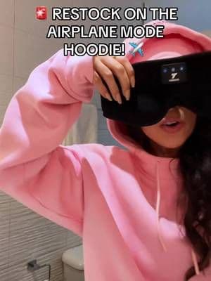 Colors are already going again! Grab yours fast! 💨 The Comfrt Airplane Mode Hoodie/Set is perfection for traveling! Or teens who like to tune people out 🤣 #tiktokshopblackfriday #comfrthoodie #tiktokshopcybermonday #tiktokshopcreatorpicks
