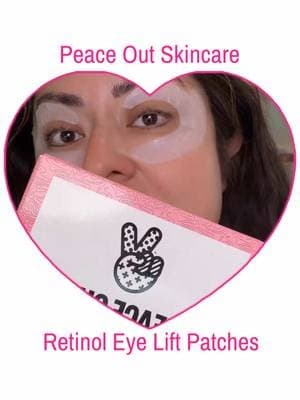 These retinol eye patches are my new nighttime obsession. 💜 They help smooth the look of fine lines, crow’s feet, and leave tired under eyes looking more refreshed by morning. If you have hooded eyes, puffiness, or you’re noticing those little lines starting to show, these are such a great addition to your anti-aging skincare routine. Grab them through the orange cart! 🛒✨ #PeaceOutSkincare #RetinolEyePatches #HoodedEyes #CrowsFeet #tiktokmademebuyit