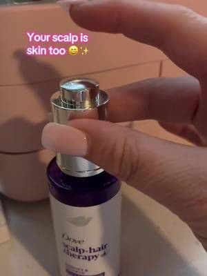 Iv added the dove halir and scalp serum to my skincare routine 💜 it’s definitely my new go to favourite for fuller fee