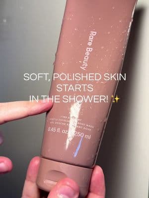 Gentle body exfoliation that leaves skin feeling soft, smooth, and refreshed ✨ The @Rare Beauty Find Comfort Body Scrub helps buff away dry, rough texture while nourishing ingredients keep skin comfortable and hydrated. A simple step that helps your body lotions absorb better and your skin look more polished. #RareBeauty #bodycareroutine #tiktokshopcreatorpicks #tiktokshopsparkcreator #selfcareroutine
