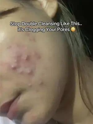 Double cleansing = the first step to actually clean skin ❤️ #mixsoon #amazonfinds #amazonprime #cleansingoil #doublecleansing @mixsoon