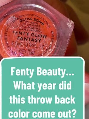 I’ve been a fan of @Fenty Beauty wayyy before tik tok. Does anyone remember when this color FENTY GLOW FANTASY came out?