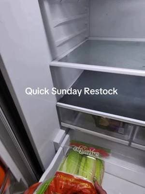 Quick Sunday Restock #restock #sunday #organization #tiktokmademebuyit #rest