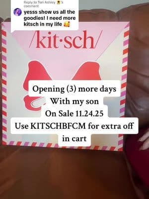 Replying to @Tori Ashley 🌻 PART 4: opening (3) more in the @Kitsch LLC #adventcalendar #kitsch #tiktokshopblackfriday #tiktokshopcybermonday #christmas Black Friday Sale! These will sell out & on sale today 11.22.25 Active coupon for $2 off is KITSCHBFCM