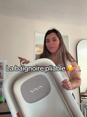 La baignoire pliable à avoir ! Gain de place énorme #baignoire #bain #indispensable #bebe #tiktokshop