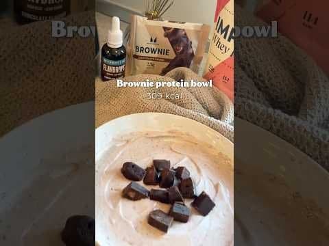 Brownie protein bowl