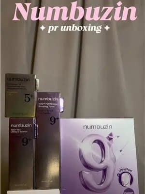 Skincare unboxing | EP.1 Can’t wait to use these products…. THANK YOUUU 🥺🥹💕 @numbuzin @YesStyle #pr #numbuzin #yesstyle #yesstyleinfluencers