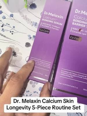 Dr. Melaxin put the whole routine together in one gorgeous 5-piece set. If you love a complete skincare lineup instead of mixing random products, this one is calling your name. 😍 #DrMelaxin #KoreanSkincare #SkincareRoutine #KBeauty #TikTokShop