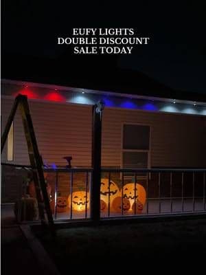 Make your home the brightest looking house this holiday season! And year round!! π Secure yours by shopping them in the orange cart! #eufy #permanentoutdoorlights #tiktokshopblackfriday #holidaylights #outdoorlight