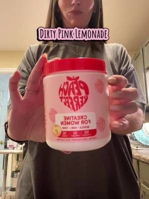 ASMR Dirty Pink Lemonade Creatine drink! 😍 #peachperfect #creatine #tiktokshop #asmrsounds #foryoupage