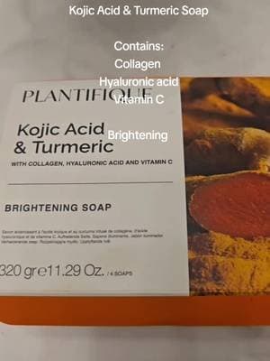 Kojic & turmeric brightening soap. @Plantifique @Plantifique Skincare #kojicacidandturmericbars #plantifique #brightskin #glowup #tiktokmademebuyit