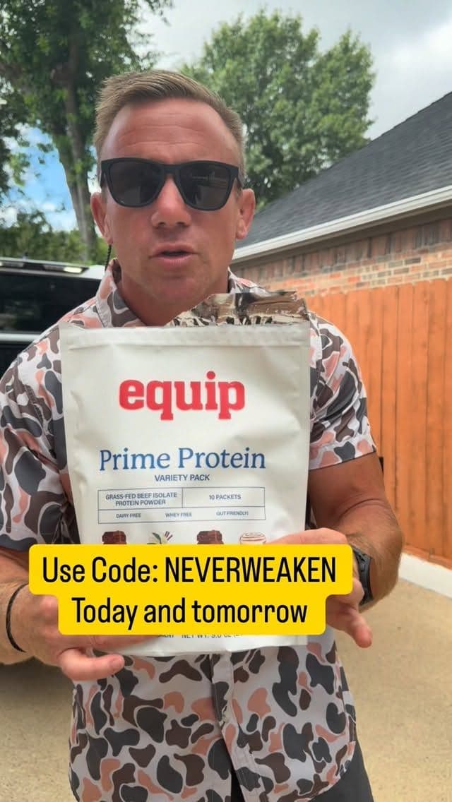Donโt be a dork , use code NEVERWEAKEN and save 25%
Taste amazing , grass fed, no chemicals & Poison
Protein , collag
