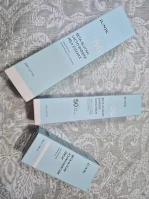 perfect for summers Beta Glucan Lacto Barrier Milk Essence Beta Glucan Barrier Sunscreen use discount code: HAMZAYAN1711 #iunikbetaglucan #iunik #yesstyle @YesStyle @IUNIK