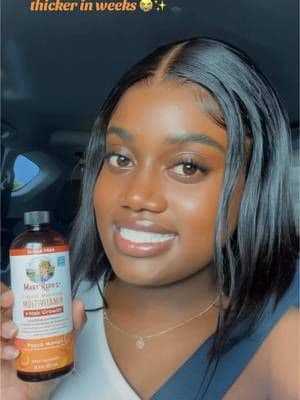 Hair growing faster with this 🤯🍑✨ #hairgrowthjourney #maryruths #tiktokshopfinds #hairtok