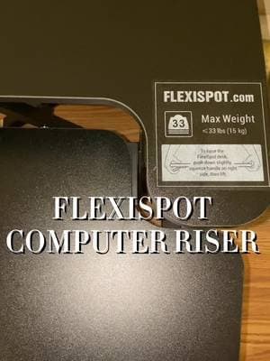 I got this Computer Riser from Tiktok Shop. I’m sad it doesn’t fit on my Desk 😩, but I think my mom can use this for hers. If you have a low computer desk that you wish was a little higher in height, you may want to consider a computer riser. This one from Flexispot is great quality✨ #flexispot #computerriser #tiktokshopfinds #tiktokspringsale
