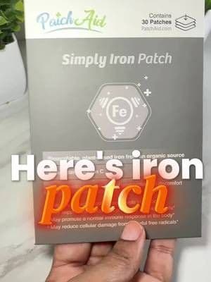 PatchAid iron patches saved me from taking pills 😩✨ #tiktokshop #tiktokmademebuyit #irondeficiency #energyboost #wellnessroutine