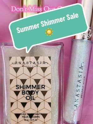 The Shimmer Body Oil is vanilla scented and smells amazing! #HotGlowBundle #AnastasiaBeverlyHills #ABHGlow #SummerGlow #ShimmerBodyOil #DiamondLipGloss #GlowySkin #GlowUp #RadiantSkin #BeautyMustHaves #SummerBeauty #TikTokMadeMeBuyIt #TikTokShop #TikTokShopFinds #TikTokShopSale #TikTokShopBeauty #TikTokShopHaul #TikTokBeauty #TikTokMakeup #BeautyTok #GlowGetter #GetTheGlow #GlazedSkin #BeachGlow #DewySkin #MakeupFavorites #GlowingMakeup #MakeupRoutine #MakeupOfTheDay #MakeupTrend #SummerMakeup #SkincareAndMakeup #SunkissedSkin #CleanGirlMakeup #GlassSkinLook #BodyGlow #MakeupLover #MakeupGoals #MakeupEssentials #BeautyDeals #ViralBeauty #MakeupInspo #SkincareThatWorks #SelfCareRoutine #SkincareGlow #BeautyOnABudget #MakeupTryOn #tiktokshopcreatorpicks
