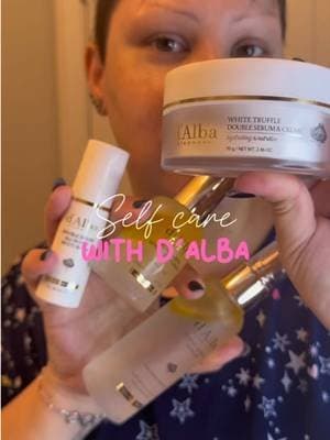 Self-care has been hard lately. 🤍 Between motherhood, work, and everything life throws at me, I feel like I’m constantly taking care of everyone but myself. Some days, even the smallest things feel exhausting. But I’m learning that self-care doesn’t have to be a whole spa day. Sometimes it’s just taking 10 minutes at the end of the night, washing my face, doing my skincare, and reminding myself that I deserve to be taken care of, too. Tonight, it’s a little d’Alba Korean skincare, a little peace, and a moment that’s just for me. 🤍✨ I’ve been incorporating the d’Alba White Truffle Double Layer Skincare Set into my nighttime skincare routine, featuring the White Truffle First Spray Serum, Double Layer Revitalizing Serum, and Double Serum & Cream. With ingredients like white truffle, vitamin E, hyaluronic acid, ceramides, and centella asiatica, this K-beauty skincare routine is all about hydration, nourishment, and giving my dry, maturing skin a little extra love. Because being a busy mom doesn’t mean we stop deserving those little moments of self-care. 🥹🤍 Here’s your reminder to make time for yourself, too. Even if it’s only 10 minutes. @d'Alba piedmont VN #dAlba @d'Alba Piedmont #tiktokshopcreatorpicks #tiktokshopstockup #skinprep #tiktokshoprestock