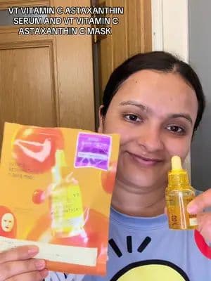 Vt VITAMIN C ASTAXANTHIN SERUM AND MASK#PR#skincare #vtcosmetics @vtcosmetics_spot