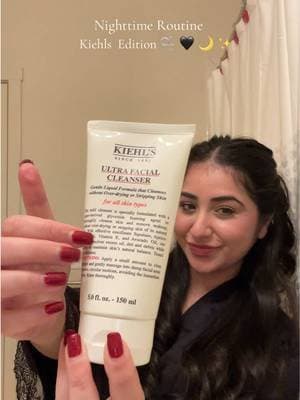 Im officially hooked with Kiehls & its easy 3 step nighttime skincare routine 🫧 @Kiehl's Since 1851 . . . #giftedbykiehls #contentcreator #beautyhacks #skincareroutine #mama