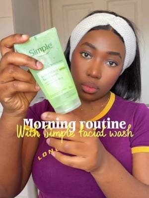 Simple kind to skin refreshing facial wash @Simple UK #simplesquaduk #kindtoskinkindtomind #ad #skincare #fyp