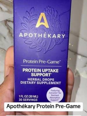Apothékary Protein Pre-Game is designed to pair with your protein routine and comes in an easy liquid dropper format. A simple little add-on for your daily wellness lineup. 💪🏽✨ #Apothekary #ProteinPreGame #ProteinRoutine #WellnessRoutine #TikTokShop