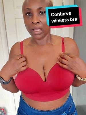 I am in love with this wireless bra from conturve @Conturve #tiktokmademebuyit #conturve #wirelessbra #fullsupport #tshirtbra