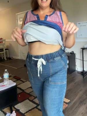 Hate over tight jeans on my waist #jeans #plussizejeans #plussizeclothing #tiktopshopfinds #tiktokmademebuyit