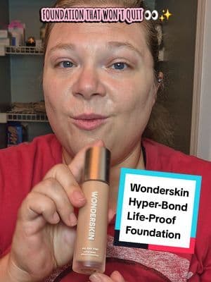If you're searching for a long-lasting foundation that actually stays put, the @Wonderskin Hyper Bond Life Proof Foundation deserves spot in your makeup routine. 💖 This serum foundation gives lightweight, buildable coverage with a natural skin-like finish while helping blur the look of pores and imperfections. Whether you're heading to work, running errands, or chasing kids all day, this beauty is made to keep up without feeling heavy. If you love transfer-resistant, long-wear makeup, this one is worth checking out. ✨ #grwm #tiktokshopbacktoschool #makeup #beauty #beautyhacks