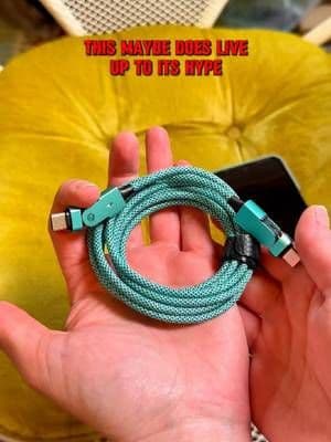 Not knowing how to tell if a charging cable is fast-charging as advertised, I did a little research. Turns out the Raycon Fast-Charging Magic Spin Cable actually may be the only cable you ever need. #phoneaccessories #chargingcable #tiktokshopcreatorpicks #tiktokshopblackfriday #stockingstuffers