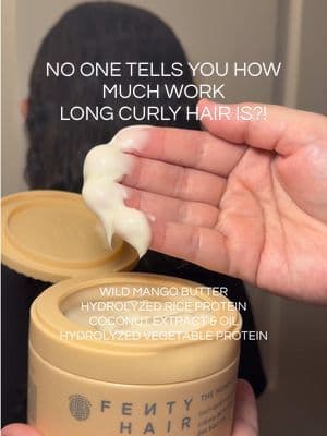Using the @Fenty Hair Hair Comeback Kid repair treatment and Homecurl cream on my son’s long curly hair. This curly hair routine helps repair damage, reduce frizz, and keep curls soft, hydrated, and defined! @Fenty Beauty @Fenty Skin #fentybeauty #fentyhair #hairtok #tiktokshopsparkcreator #tiktokshopcreatorpicks
